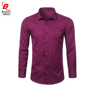 2026 Camisa de trabajo más vendida Ropa informal de oficina Camisa para hombre Poliéster Manga larga - Product Image 5
