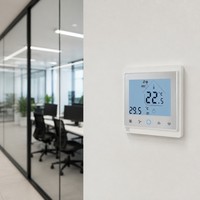 Thermostat numérique programmable WIFI pour ventilo-convecteur Telin/OEM AC603F 220V/24V, économie d'énergie, ignifuge, PC+ABS, carré