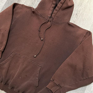 Men's Winter Streetwear Vintage Eco-Friendly Pullover Hoodie Rhinestone Drawstring <b>Fleece</b> Fabric Regular Fit-Custom <b>Sweatshirt</b> - Product Image 2