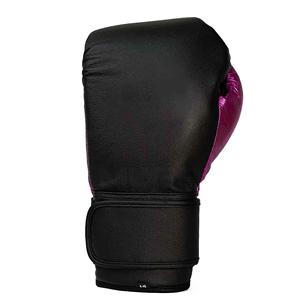 Guantes de boxeo de cuero PU duraderos profesionales personalizados para adultos nuevo diseño y logotipo para entrenamiento deportivo MMA artes marciales - Product Image 2