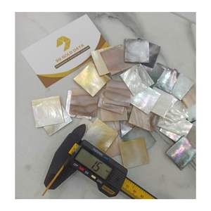 OEM Design personnalisé coquille naturelle échelle carrée nacre vadrouille feuilles artisanat fait à la main par le fabricant - Product Image 5