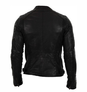 Chaqueta de Motociclista Clásica de Moda al por Mayor, Chaqueta Bomber Personalizada, de Lona, Delgada, para Invierno 2023 - Product Image 3