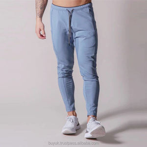 Pantalon de gymnastique skinny taille haute décontracté pour hommes vêtements de sport en toile joggings pour les activités de fitness sous-vêtements de piste confortables - Product Image 1