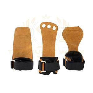 GIP Best Heavy Duty Gym Workout Muñequeras con agarre de mano Almohadillas de goma pesadas para levantamiento de pesas Cinturón de protección de la palma Uso deportivo - Product Image 1