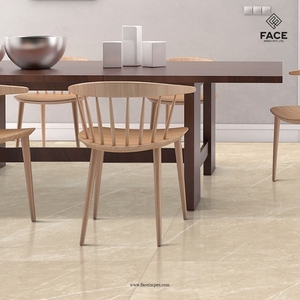 Explorez des finitions polyvalentes dans les carreaux en porcelaine de 600x600 mm en provenance d'Inde, qualité intemporelle avec des finitions modernes et haut de gamme en marbre. - Product Image 2