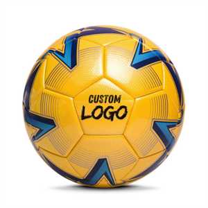 Vente en gros de ballon de football d'entraînement thermo collé sans couture en PU résistant à l'eau, vessie durable idéale pour les entraînements et les allumettes - Product Image 1