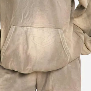 Ropa informal Sudaderas con capucha de lavado ácido de color personalizado Material de poliéster de algodón ligero Sudaderas con capucha de lavado ácido hechas en Pakistán - Product Image 6