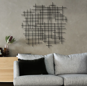 Decoración de pared geométrica con clase, decoración interior y exterior, colgante de pared, hotel, restaurante, hogar, sala de estar, dormitorio, arte decorativo - Product Image 2