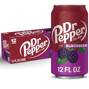 Original Dr-Pimper Blackberry Soda Pop 12 floz 12 Pack Latas - Product Image 1