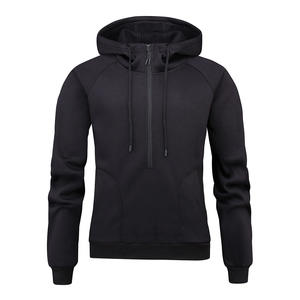 Pull-over à fermeture éclair 100% polyester 1/4 de haute qualité pour hommes sweats à capuche d'hiver Logo personnalisé broderie taille 6XL ODM tissu polaire - Product Image 1