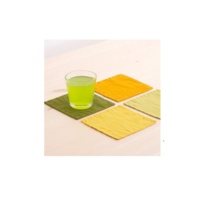 ถาดรองแก้วผ้าลินินโบราณ,ที่รองแก้วผ้าลินินสีน้ำตาลทรงสี่เหลี่ยมสำหรับรองเสื่อและแผ่นรองปรับแต่งอุปกรณ์ตกแต่งโต๊ะ - Product Image 6