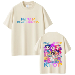 Camiseta de Demon Hunters de KPop, Camiseta de Rumi, Mira, Zoey, Camiseta de Saja Boys, Camisetas para Hombre y Mujer, Camiseta de Dibujos Animados de Moda, Camiseta Extra Grande, Regalo para Fans - Product Image 4