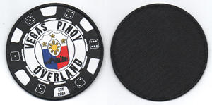 Étiquettes brodées 3D en relief, autocollantes, avec bordure surjetée, logo créatif, appliqué brodé pour vêtements - Product Image 4