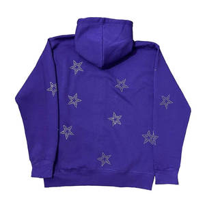 Prix raisonnable, service OEM, sweats à capuche en strass pour hommes, style unique, respirant, sweats à capuche en strass pour hommes - Product Image 2