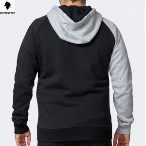 เสื้อฮู้ดแบบสวมหัวของผู้ชายผ้าเทอร์รี่ผ้าฝ้ายโพลีเอสเตอร์น้ำหนักเบาแบบลำลองผ้า100% น้ำหนักเบาลายพื้นออกแบบได้ตามต้องการสำหรับฤดูหนาว - Product Image 4