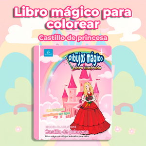 Libro da colorare con design di principesse magiche per l'apprendimento precoce dei bambini - Product Image 1