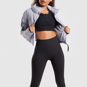 Chaqueta de alta calidad 2025 para mujer, chaqueta vaquera de invierno, nuevo diseño, venta al por mayor, chaqueta acolchada de manga larga con cremallera para mujer - Product Image 5