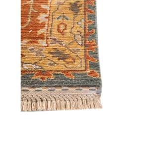 Alfombra Gulnar Jaipur US SPR-45(MICV) Verde, Tejida a Mano, de Lana, para Sala de Estar, con Diseño Floral Rectangular para Pasillo, para Uso Doméstico - Product Image 4