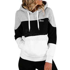 Chaquetas de Punto Casuales con Capucha para Mujer, Color Sólido, Personalizadas OEM, Logotipo Impreso, Transpirables, de Secado Rápido, Algodón/Poliéster, MOQ Bajo - Product Image 3