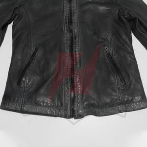 Chaqueta de Cuero Genuino para Mujer, Estilo Casual y de Exterior, Talla Personalizada para Adultos, Chaqueta de Cuero para Mujer, Gran Venta - Product Image 4