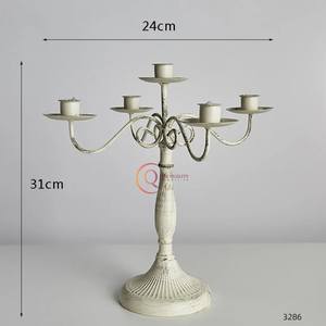Candélabre en métal de table au design unique Pot à bougie unique de la plus grande qualité Jardin et balcon Taille personnalisée à bon prix - Product Image 2