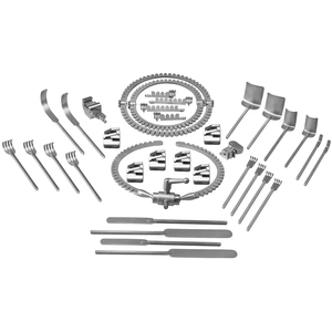 Breast Surgery Instruments Plastic Surgery Set Retractor Breast Retractors Insulated Set With <b>Fiber</b> <b>Optic</b> <b>Light</b> Guide - Product Image 5