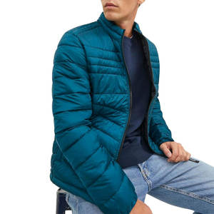 Veste matelassée pour hommes personnalisée OEM High Street col montant en toile de haute qualité hiver décontracté bas quantité minimale de commande vente en gros - Product Image 5