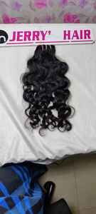 ช่อผมมนุษย์100% อินเดียธรรมชาติ16นิ้วผมหยิกเนื้อธรรมชาติและผมต่อสี - Product Image 6