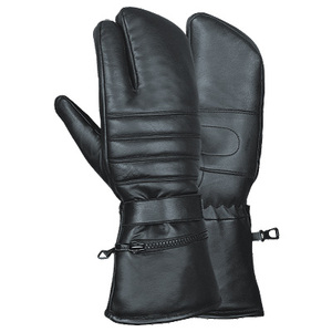 HMB-2037A ถุงมือหนังมอเตอร์ไซค์ MITTS สไตล์บางพร้อมผ้าคลุมกันฝนซิปกระเป๋ามือสวมใส่ - Product Image 6