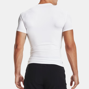 T-shirt de compression de sport hommes tissu extensible à manches courtes vêtements de sport de fitness à séchage rapide - Product Image 2