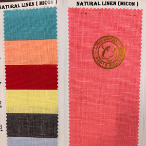 Tela de Lino Natural de Alta Calidad, Calidad de Exportación, 58 Pulgadas de Ancho, Tela de Camisería de Poliéster/Algodón, Teñida Lisa para Trajes de Niño - Product Image 1