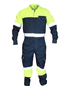 Traje de seguridad de construcción de algodón de alta visibilidad para trabajadores hecho a medida más vendido con precio de característica reflectante - Product Image 3
