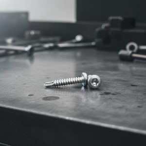 Vis autoperceuses PDC Modèle 7.1 à tête cylindrique en acier inoxydable (304/316/410) à filetage métrique profond et grossier, à tête cruciforme, classe 8 - Product Image 1