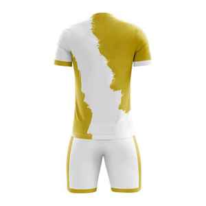 Maillot de football OEM de haute qualité, nouveau, respirant, 100 % polyester, personnalisable avec le nom de l'équipe, unisexe, coupe courte - Product Image 2