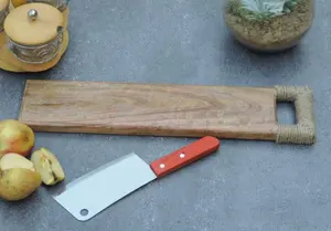 Tabla de cortar de madera de calidad superior para uso en la cocina para cortar verduras, carne y queso con facilidad de La India - Product Image 2