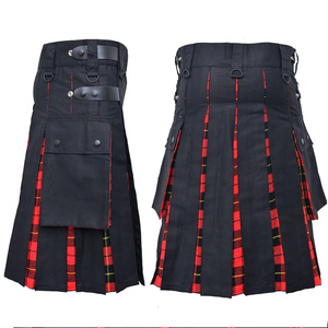 Venta al por mayor de buena calidad al mejor precio de las señoras kilt de cuero en MOQ bajo superventas cómodo de longitud regular Kilts de cuero - Product Image 6