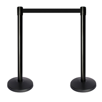 Ligne de file d'attente personnalisée ceinture de contrôle des foules barrière poteau poteau support système diviseurs Stanchion