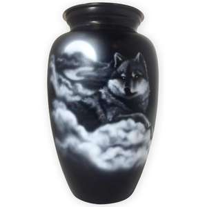 Urnas humanas impresas en metal con diseño de unicornio para mantener las cenizas humanas disponibles a bajo precio del exportador indio - Product Image 6