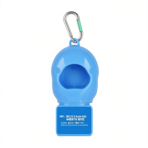 Distributeur de sacs à déjections pour animaux de compagnie avec 5 rouleaux de sacs à crottes de chien - Product Image 2