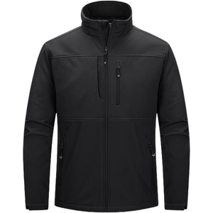 Chaqueta Softshell Ligera para Hombre - Abrigo Impermeable y Cortavientos con Forro Polar para Senderismo al Aire Libre - Product Image 1