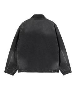 Chaqueta de Lona Americana Vintage de Alta Calidad para Hombre, para Otoño, Transpirable, Tejida, Delgada, Estilo Casual y Moderno - Product Image 4