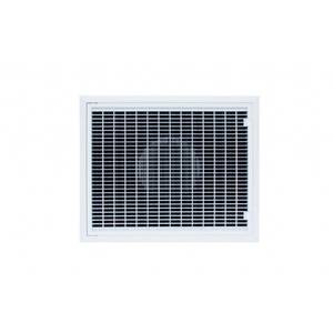 Rejilla de entrada de aire de plástico ABS blanca abrible Tecnosystemi para filtro de CA extraíble, rejillas para techos falsos y registros de productos - Product Image 1