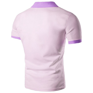 Polos de hombre de tela transpirable último diseño ropa informal camisas polo de Hombre talla grande algodón con logotipo personalizado - Product Image 2