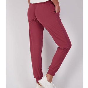 Pantalon de jogging en molleton d'hiver coupe ample personnalisé 2026 pour femme, taille élastique, style Hip Hop, bas côtelé, pour l'entraînement – Vente en gros - Product Image 2