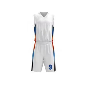 ชุดบาสเก็ตบอลแบบไม่มีแขนสำหรับผู้ใหญ่ ระบายอากาศได้ดี พิมพ์ลายแบบซับลิเมชั่น พร้อมโลโก้แบรนด์ตามสั่ง - Product Image 2