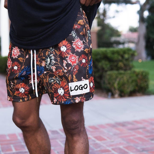 กางเกงขาสั้นฮาวายสไตล์วินเทจลำลองสำหรับผู้ชาย ขายส่ง OEM รับทำโลโก้ตามสั่ง เหมาะสำหรับสตรีทแวร์ ยิม เพาะกาย และออกกำลังกาย - Product Image 5