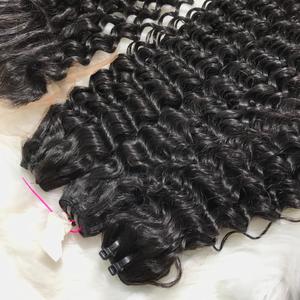 Venta al por mayor 100% Extensiones de cabello virgen de alta calidad de gran Stock Frontal de onda profunda de color claro cabello crudo vietnamita - Product Image 4