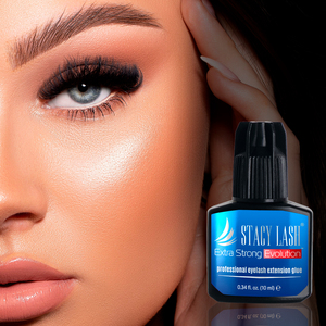 Extra <b>Strong</b> Evolution Eyelash Extension <b>Glue</b> for Waterproof Liquid 5ml 10ml 1-2 Sec Dry Professional Lash Supplies Black - Product Image 4