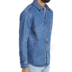 Chaquetas Vaqueras Casuales de Algodón Grueso para Hombre, Hechas en Pakistán, de Primera Calidad, Transpirables, Servicio OEM, Diseño Personalizado, Venta al por Mayor - Product Image 4