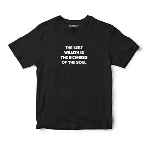 เสื้อยืดฟิตเนสอิสลาม Rich Soul ผ้าเจอร์ซีย์คอตตอน 100% พร้อมลายพิมพ์ 3 มิติ รุ่นเสื้อยืดพิมพ์ลายหมายเลข - Product Image 3